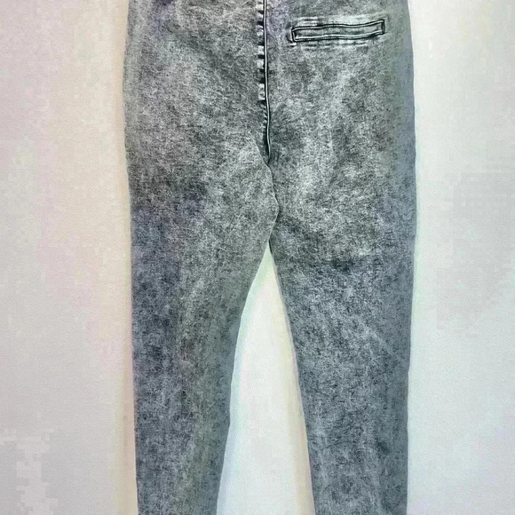 Vervet Women’s Denim Grey Acid Washed Stretchy Jogger Size 24 - Picture 3 of 11